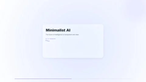 Minimalist design dominates this clean digital interface Stock Footage 340908752