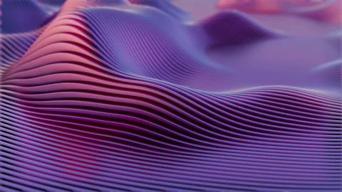 This minimalist design features a retro wave, blending modern simplicity with Illustrazione stock