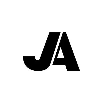 Minimalist design featuring bold black letters Stock Illustration