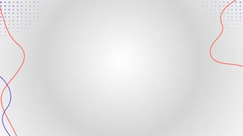 Minimalist design with a light gray gradient, dot pattern corners, and flui.. Stock Footage 346326623