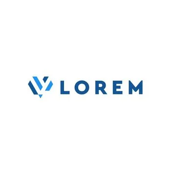 Minimalist design Lorem room simple logo design Stock Illustration