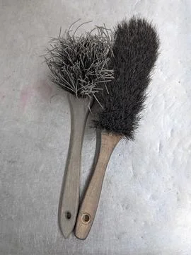 Minimalist Designed Environmentally Friendly Dusting Tools Showcased 库存照片