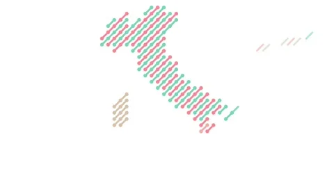 Minimalist Diagonal Lines Italy Map Motion Loop Stock Footage 325908280