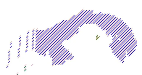 Minimalist Diagonal Slide Animation of Panama Map Stock Footage 327735486