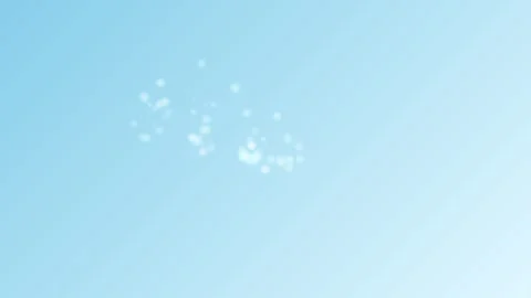 Minimalist digital abstract composition of glowing white dots on blue sky Video stock 335118245