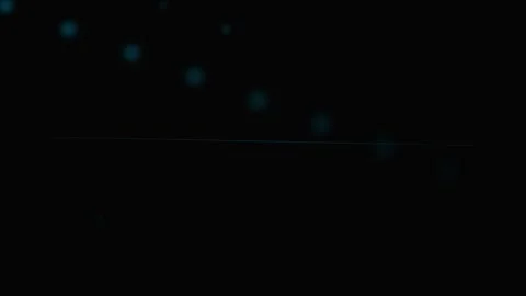 Minimalist digital chart visualization with blue glowing data points on black Stock Footage 339616956