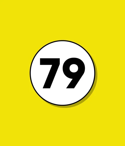 Minimalist digital countdown animation featuring bold black number seventy .. Stock Footage 332396569