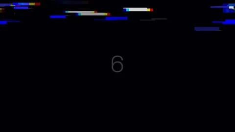 Minimalist digital counting animation of the digit nine on deep black void .. Stock Footage 342206510