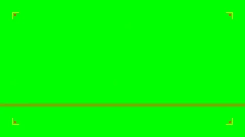 Minimalist digital green screen template with corner markers for editing Stock Footage 341824191
