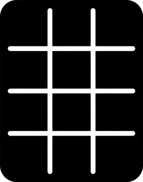 Minimalist digital grid graphic interface layout with white intersecting li.. Stock Illustration