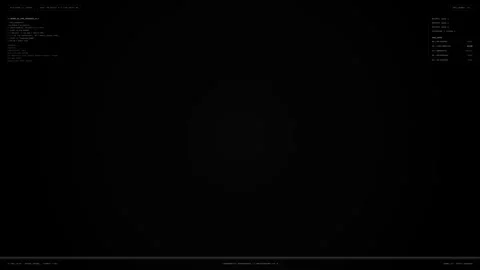 Minimalist Digital HUD Interface with Scanning Motion Stock Footage 347628951