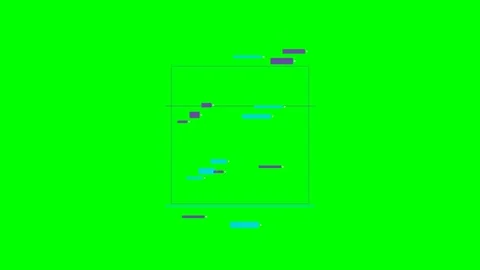 Minimalist digital interface elements floating on a vibrant green background Stock Footage 341824471