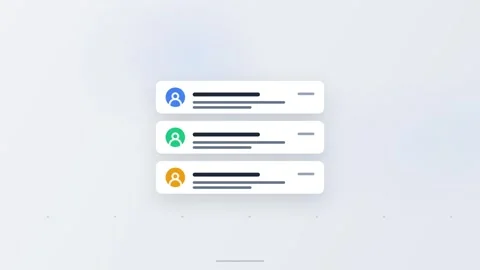 Minimalist digital interface placeholder with loading progress bars on whit.. Stock Footage 344643037