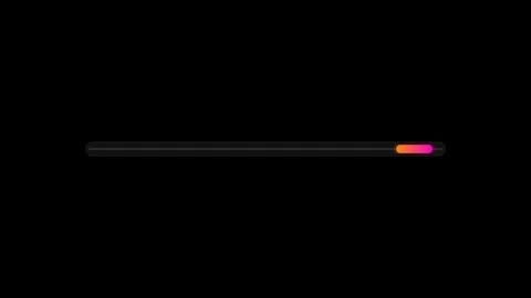 Minimalist digital loading bar animation with glowing pink and orange gradi.. 스톡 동영상 346437697
