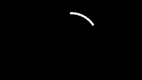 A minimalist digital loading indicator graphic for user interface design and  Stock Footage 345526002