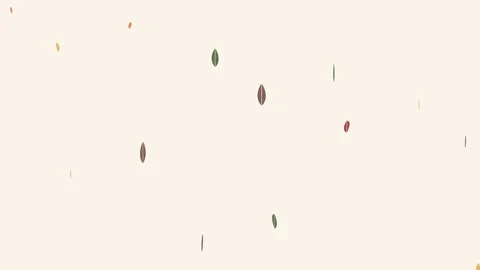 Minimalist digital pattern featuring small scattered colorful confetti shapes Stock Footage 339618672