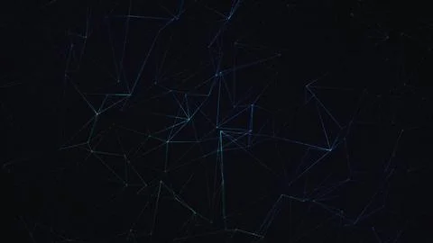 Minimalist Digital Plexus Network Background. Abstract Cyber Technology Mesh 스톡 일러스트