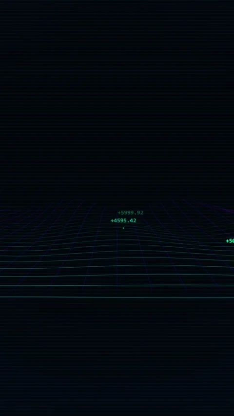 Minimalist digital screen equalizer graphic for abstract technology backgroun Stock Footage 344939099