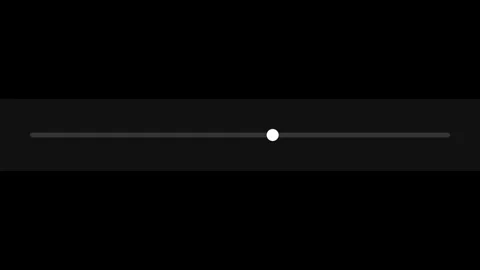 Minimalist digital slider interface with smooth progress bar motion on dark.. Stock Footage 346437016