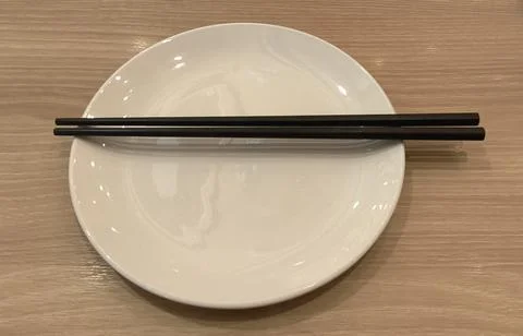 Minimalist Dining Setup Stock-Fotos