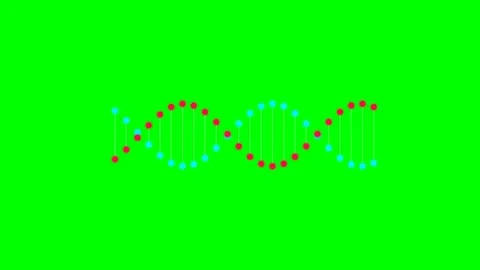 Minimalist dna double helix structure rendered with vibrant colored dots Vídeos de archivo 341822406