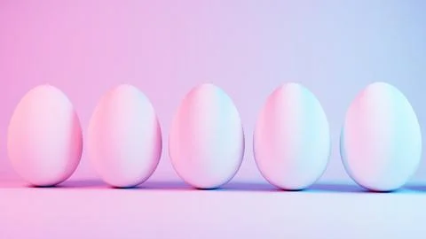 Minimalist Easter egg design with a sleek glass texture, offering a contempor Illustrazione stock