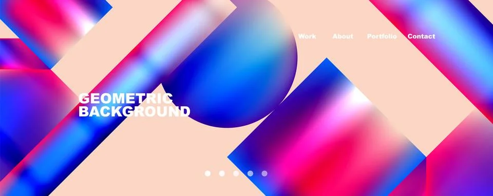 Minimalist elements elegant geometric abstract background. Vector Illustration Illustrazione stock