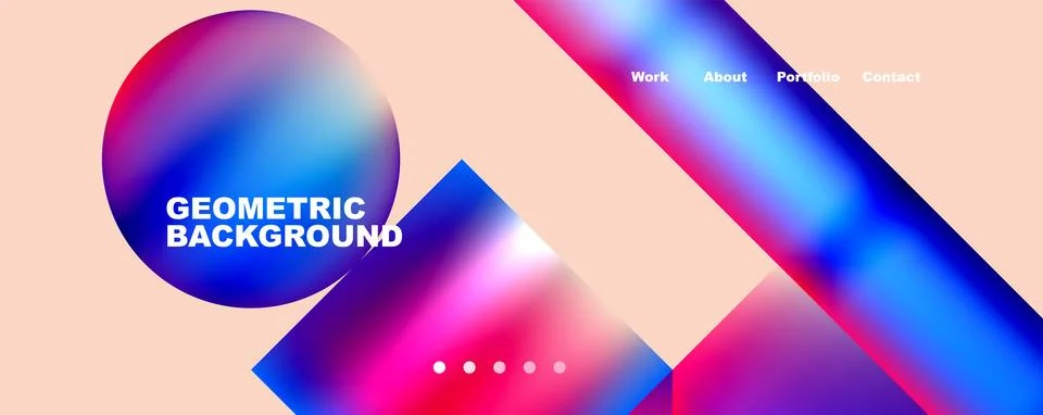 Minimalist elements elegant geometric abstract background. Vector Illustration Stock Illustration