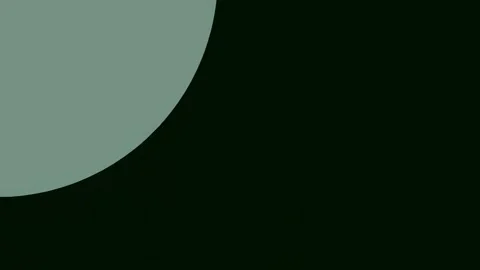 Minimalist emerald green circle background for modern graphic design element Stock Footage 342161607