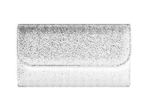 Minimalist envelope document icon with halftone stippled texture for busine.. Illustrazione stock
