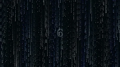 Minimalist falling digital lines abstract background for modern video design Stock Footage 342115930