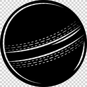 Minimalist flat design sphere is floating on transparent background, showing Stock Illustration