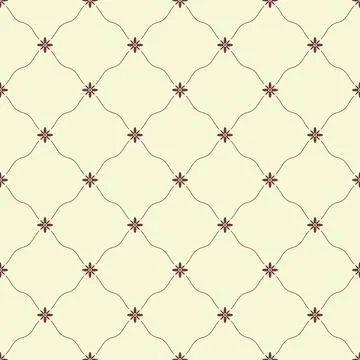 Minimalist flower pattern vector background Stock Illustration