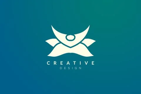 Minimalist flower vector design. It is suitable for spas, hotels, beauty, hea Stock Illustration