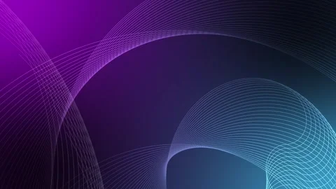 Minimalist flowing lines wave abstract background animation 動画素材 329507071