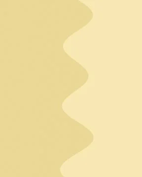A minimalist flowing pattern in soft cream and yellow creates a calm, elega.. Illustrazione stock
