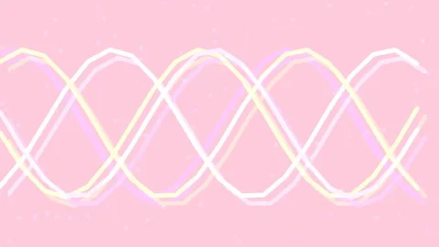 Minimalist flowing sine wave pattern graphic for digital data connectivity .. Stock Footage 335465230