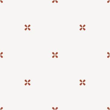 Minimalist Folk Dots seamless pattern repeat Illustrazione stock