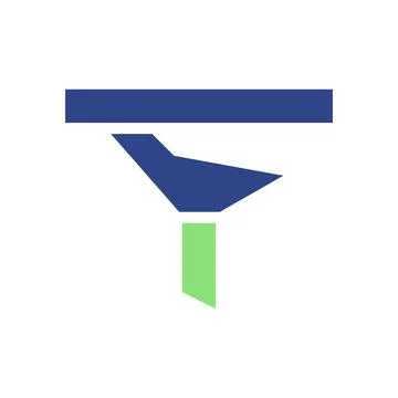 Minimalist Funnel Illustration for Data Analysis 库存插图
