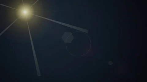 Minimalist futuristic data visualization background with glowing hex nodes 스톡 동영상 346002698