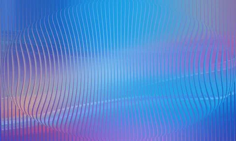 Minimalist Geometric 3D Render with Vertical Stripes and Grainy Aesthetic Illustrazione stock