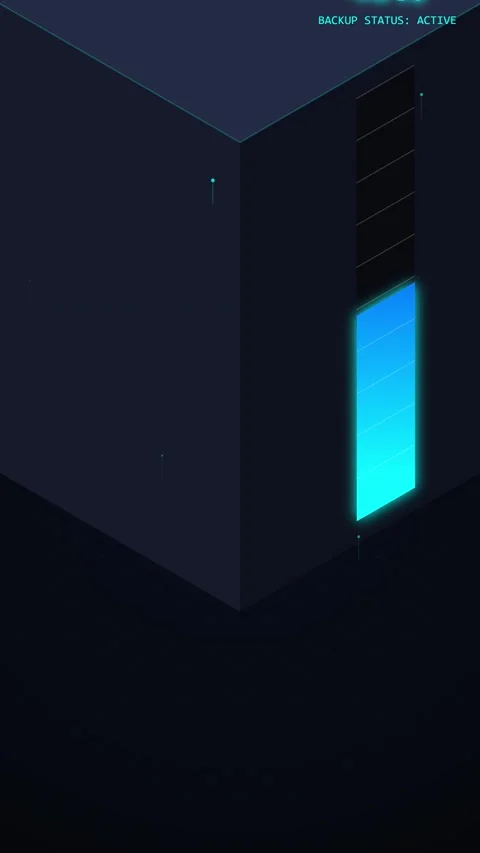 Minimalist geometric architecture: Abstract dark futuristic tech background.. Stock Footage 344937710