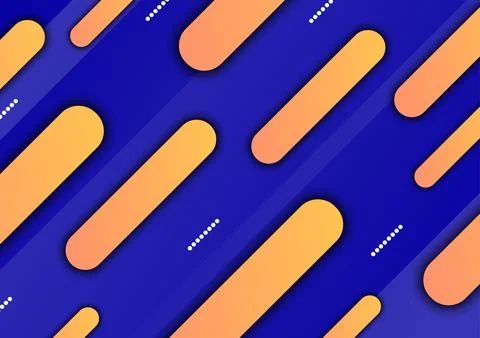 Minimalist geometric background with diagonal lines and dots Illustrazione stock