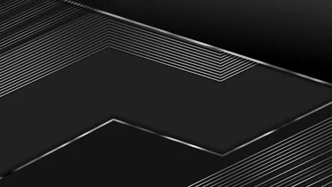 Minimalist geometric background with layered diagonal lines and metallic si.. Stock Footage 334750051