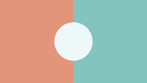 Minimalist geometric background with three vertical color block panels Stock Footage 338310928
