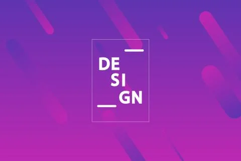 Minimalist geometric background. Trendy gradient shapes composition. Stock Illustration