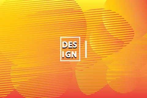 Minimalist geometric background. Trendy gradient, liquid shapes composition. Stock Illustration