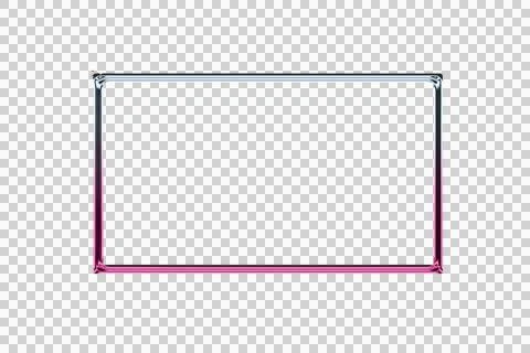 Minimalist geometric frame with gradient purple and black background transparent Stock Illustration