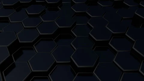 Minimalist geometric hexagon abstract background. 스톡 동영상 129585559