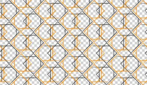 Minimalist Geometric Hexagon Grid Pattern Vector Illustration Stock Illustration